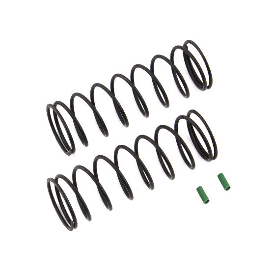 Team Associated Front Springs V2, green, 4.9 lb/in, L70, 9.5T, 1.6D