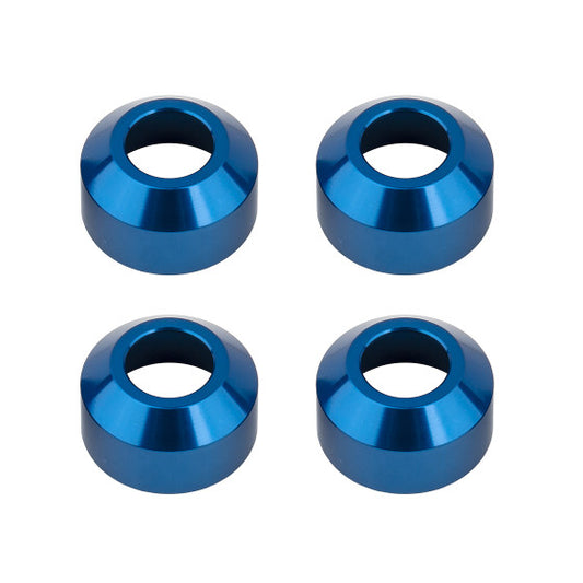 Team Associated RC8B4 FT CVA Axle Sleeves, blue aluminum