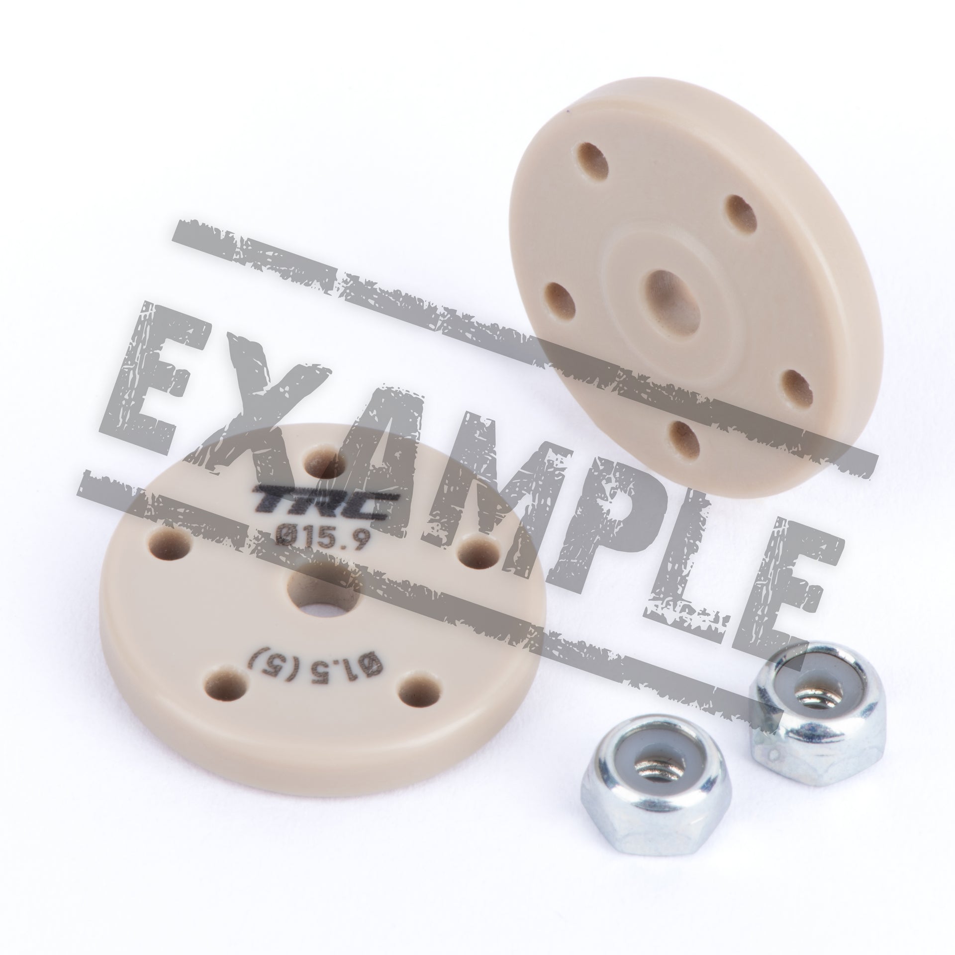 Shock pistons 4x1.6 Flat (O.D. 15.90mm/I.D. 2.8mm/H. 2.7mm) - QTY 2 – TRC