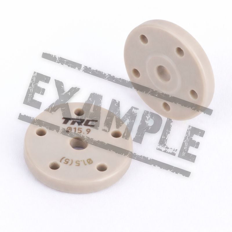 Shock pistons 6x1.3 Flat (O.D. 15.80mm/I.D. 2.8mm/H. 2.7mm) - QTY 2